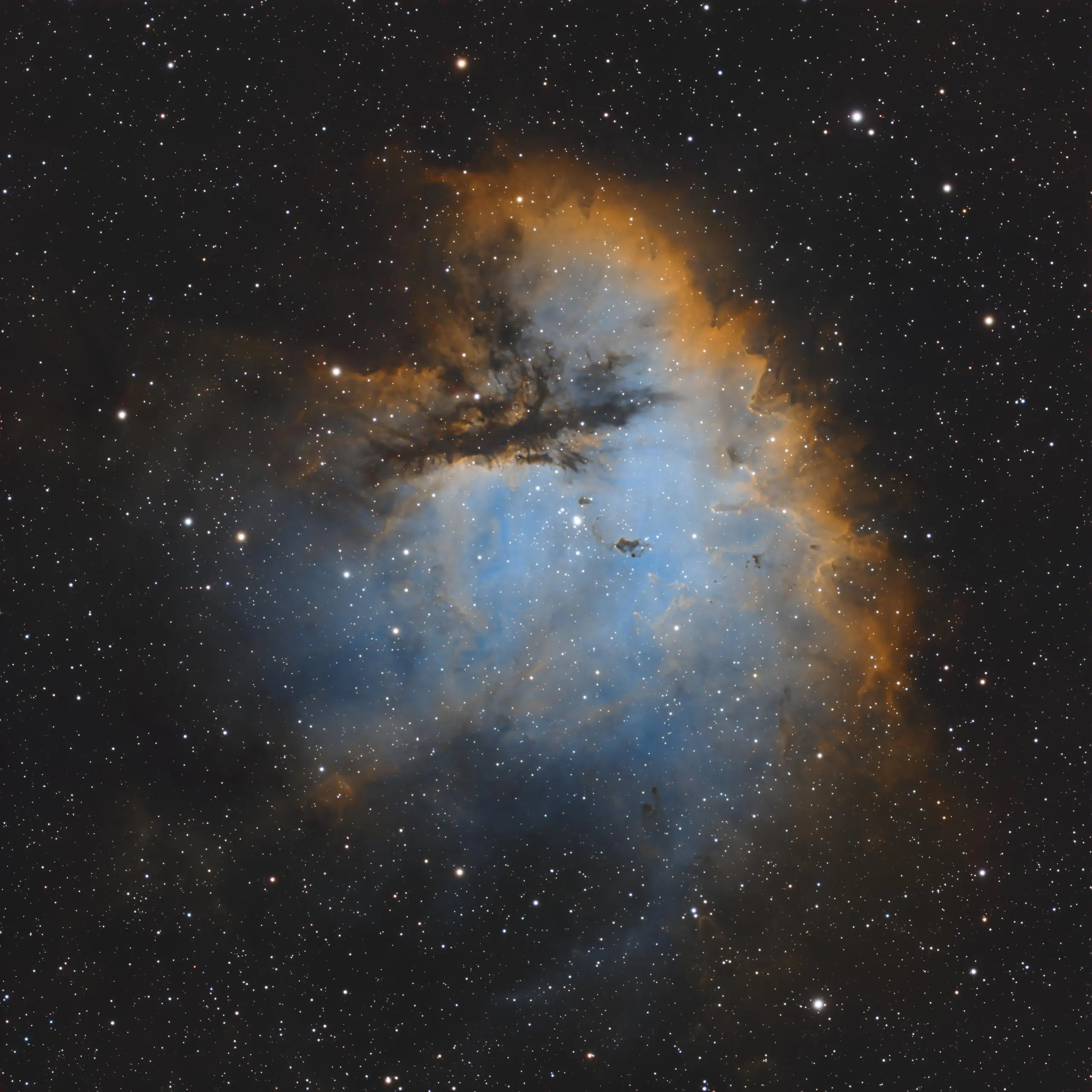 Pacman Nebula — NGC 281 · IC 1590