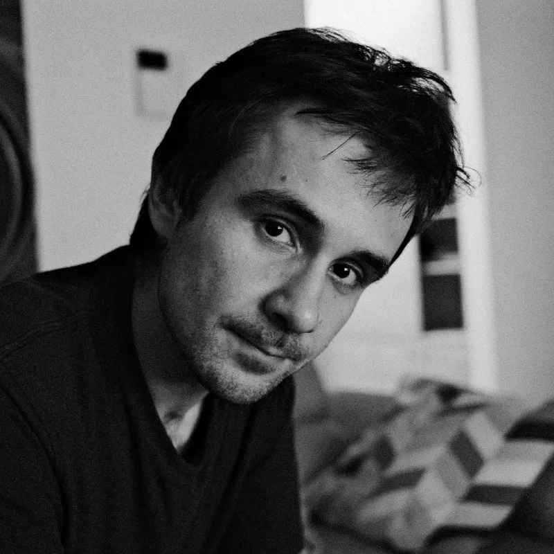 Darko Ronić, black and white portrait